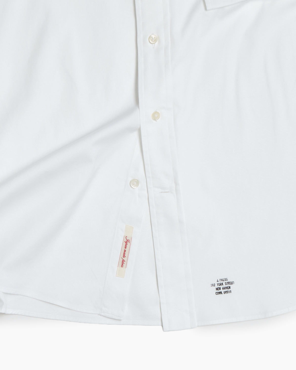 White Pin Oxford Shirt