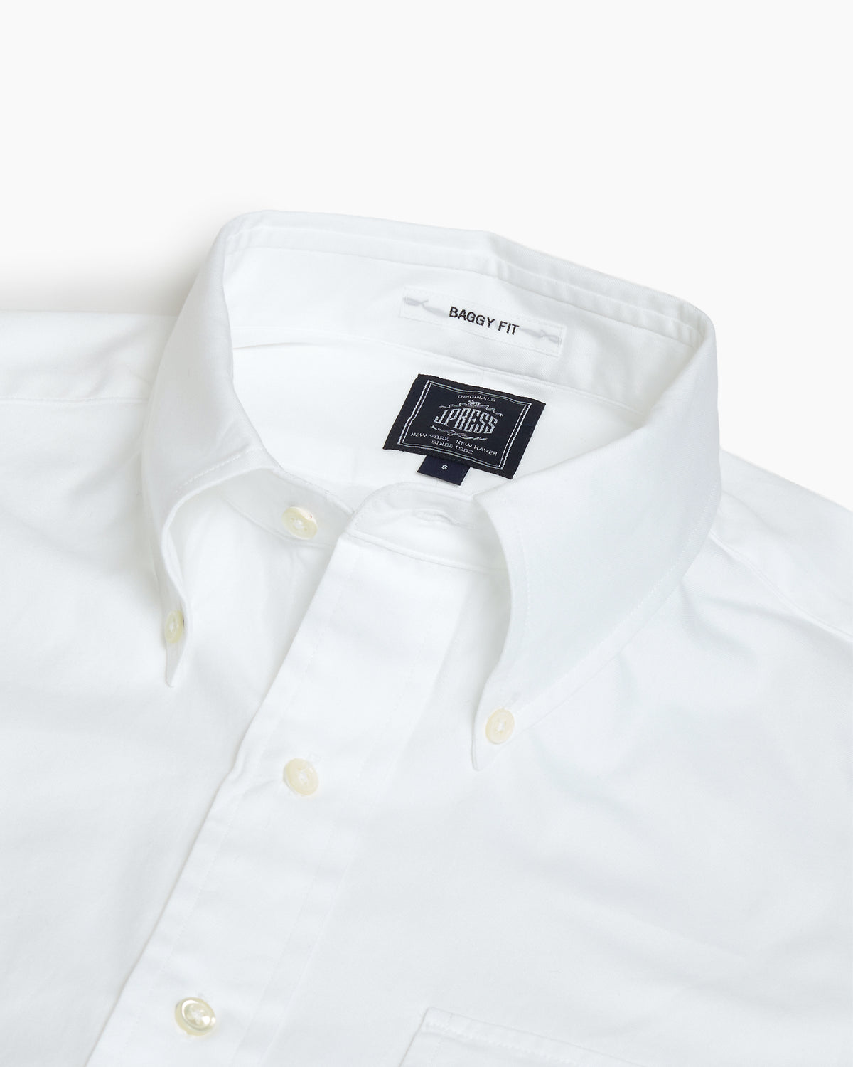 White Pin Oxford Shirt