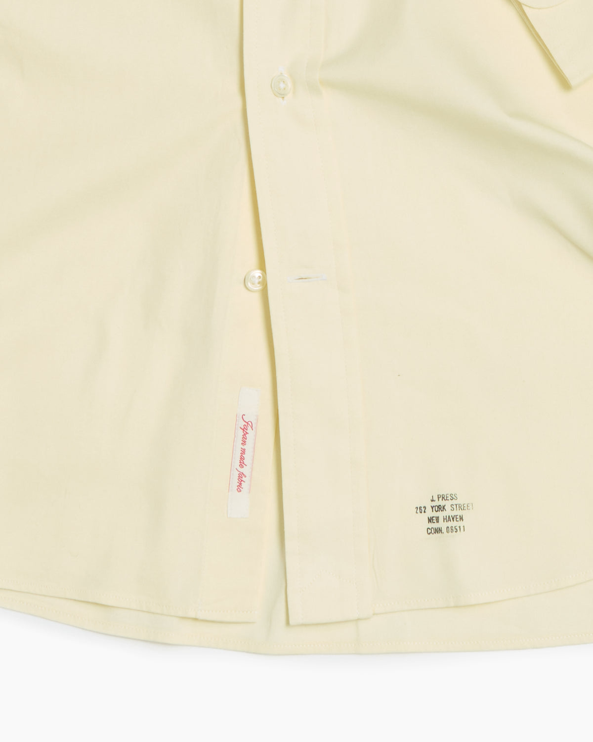 Yellow Pin Oxford Shirt