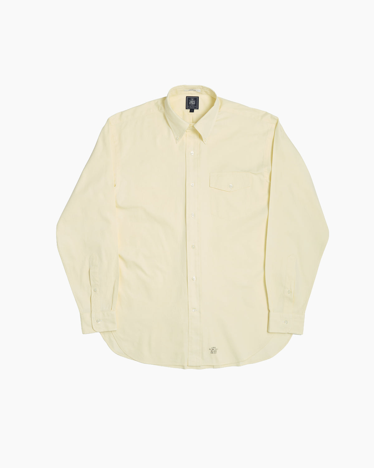 Yellow Pin Oxford Shirt