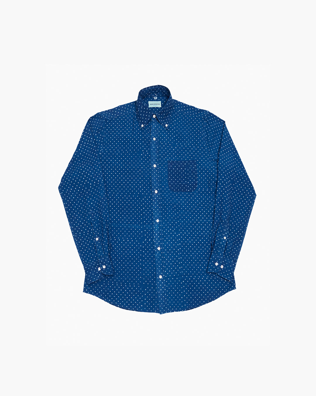 Indigo Polka Dot Handwoven Shirt