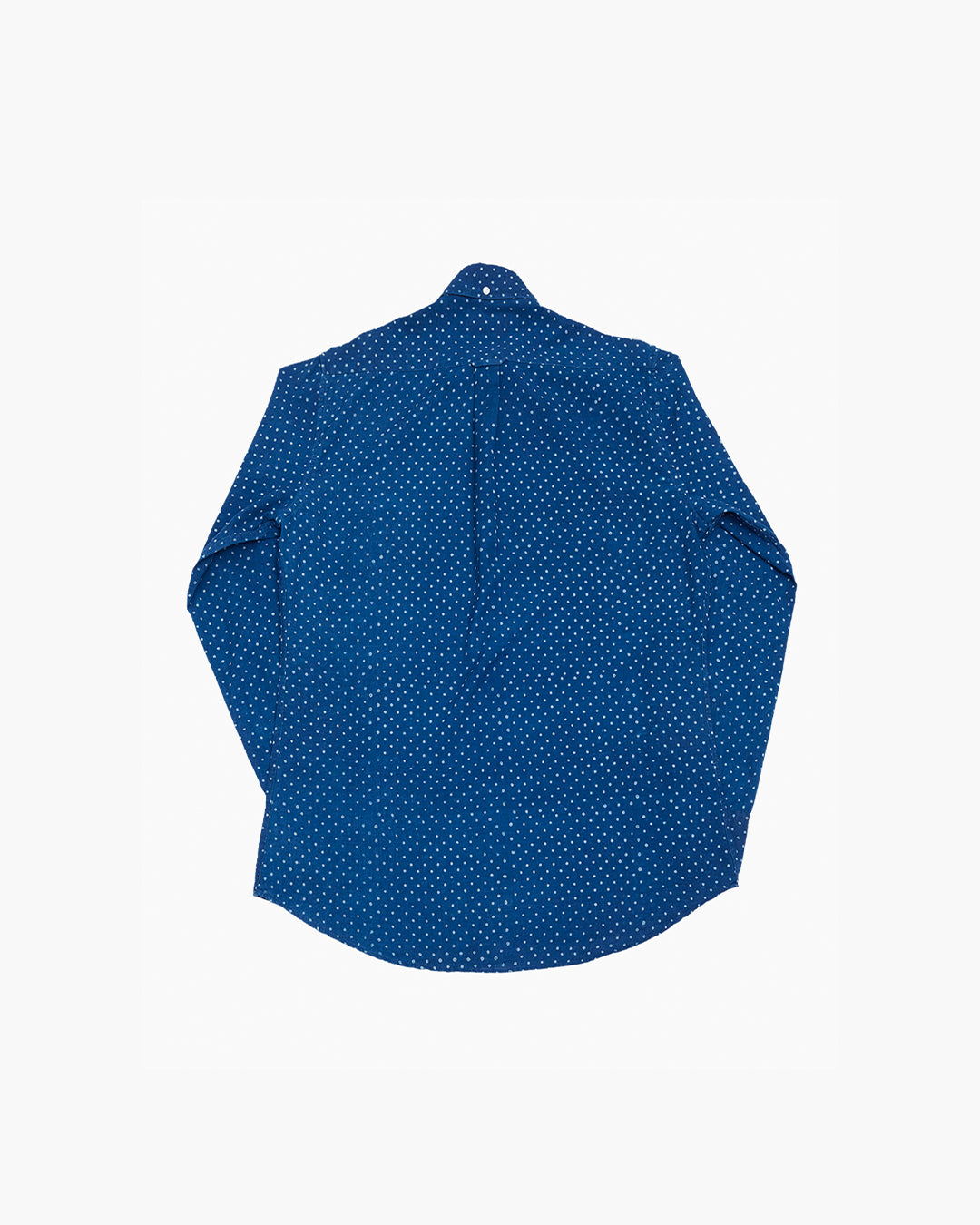 Indigo Polka Dot Handwoven Shirt