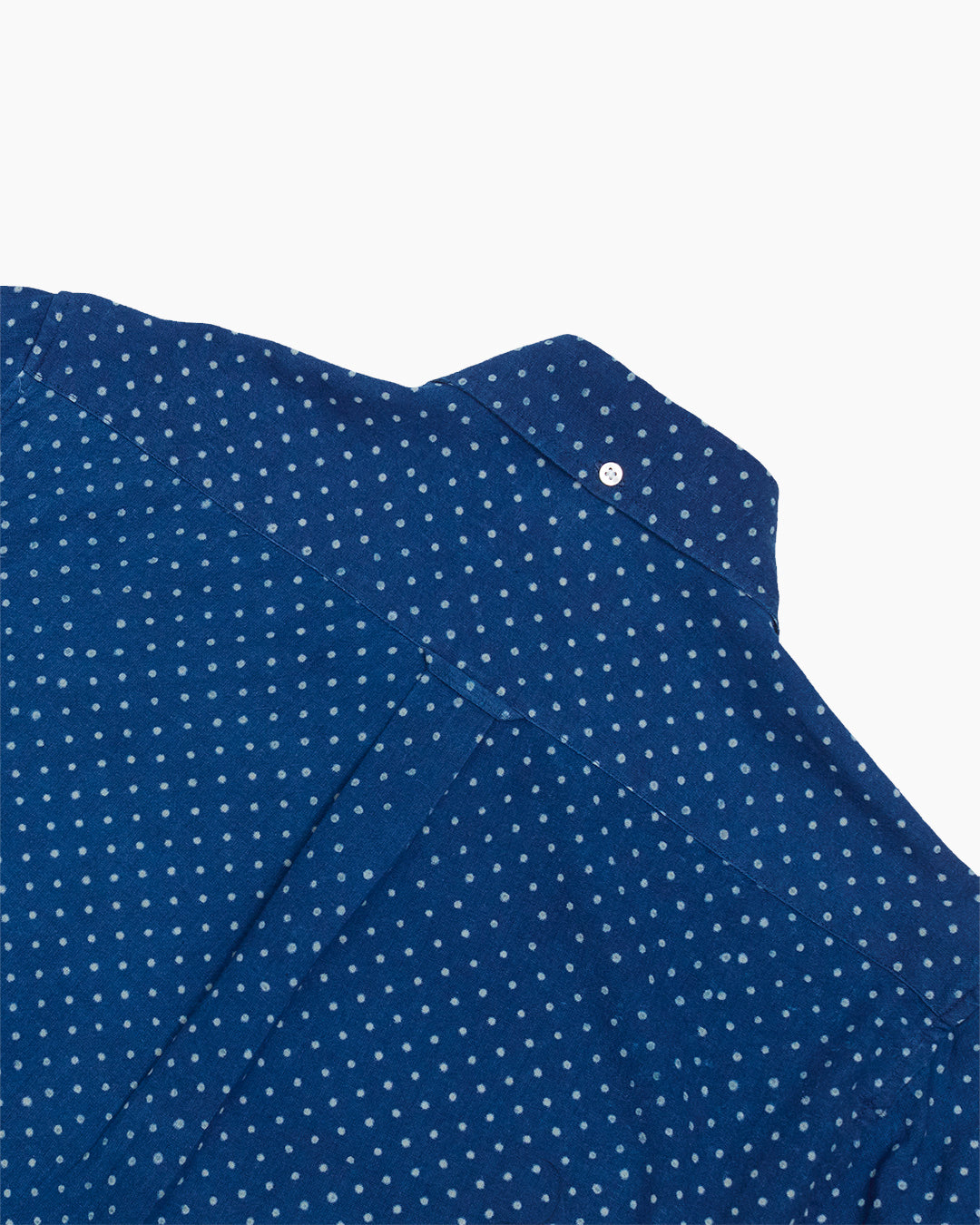 Indigo Polka Dot Handwoven Shirt