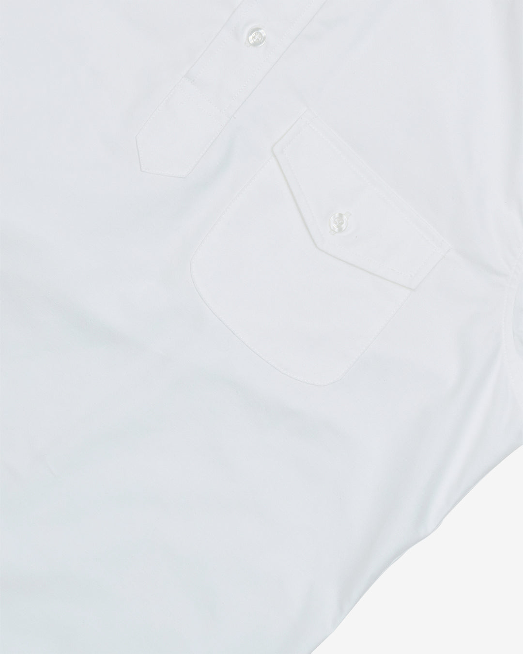 White Ivy League Popover Shirt