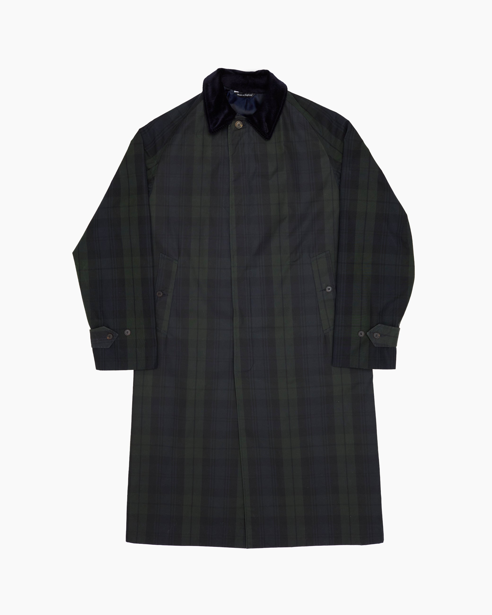 Full Length Blackwatch Raincoat – JOHN SIMONS