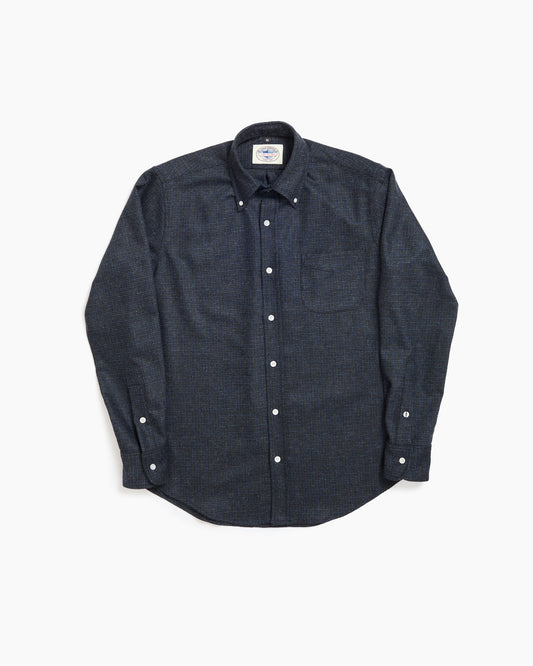 Blue Check Wool Ivy Shirt