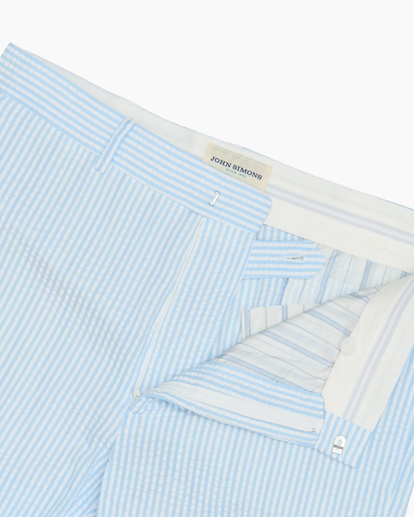 Blue Stripe Seersucker Ivy Trouser