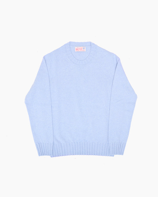Blue Super Soft Shetland Knit Jumper