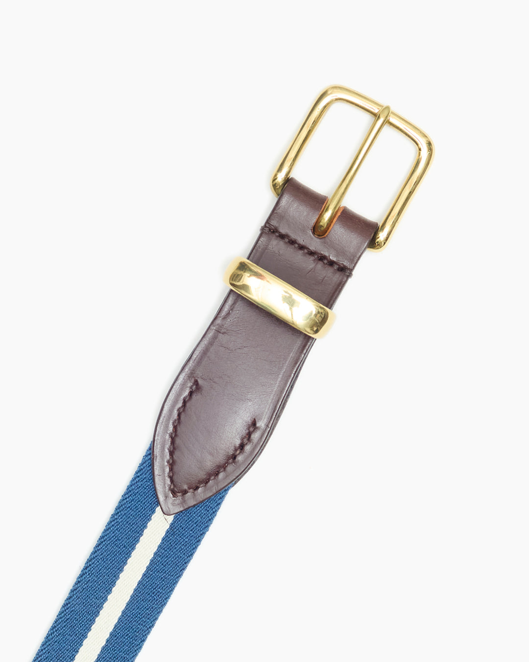 Blue Stripe Stretch Surcingle Belt