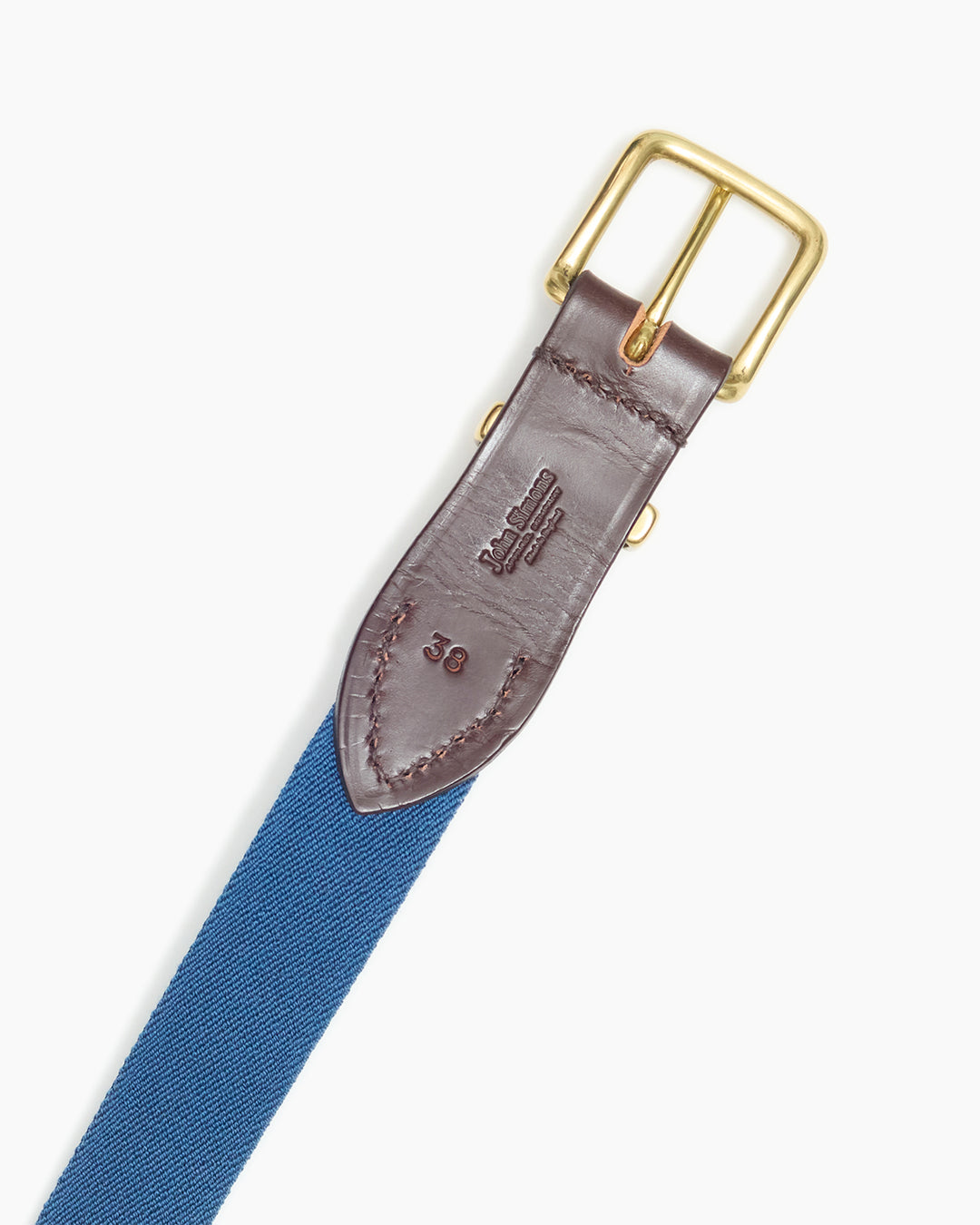 Blue Stripe Stretch Surcingle Belt