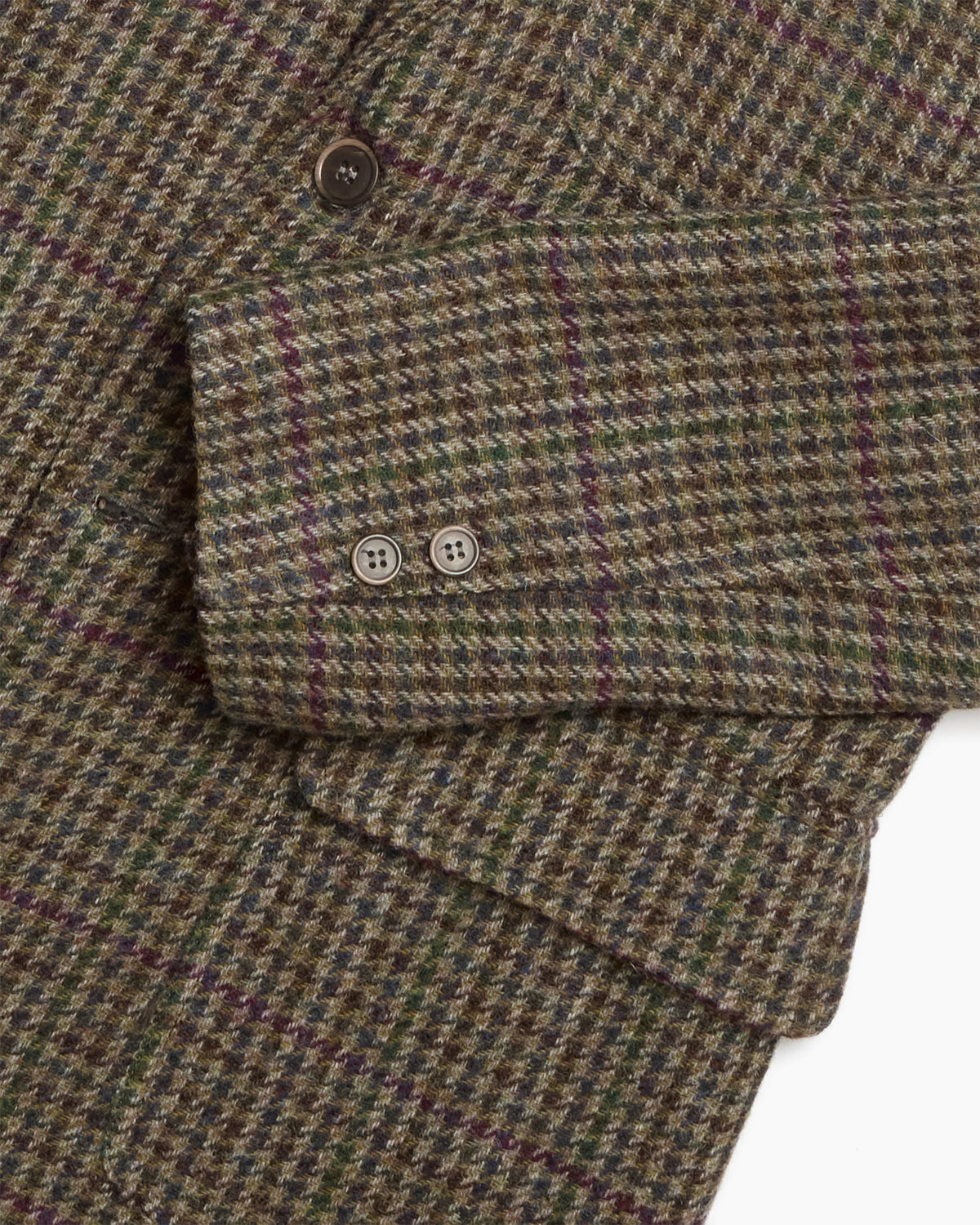 Brown Houndstooth Check Ivy Jacket