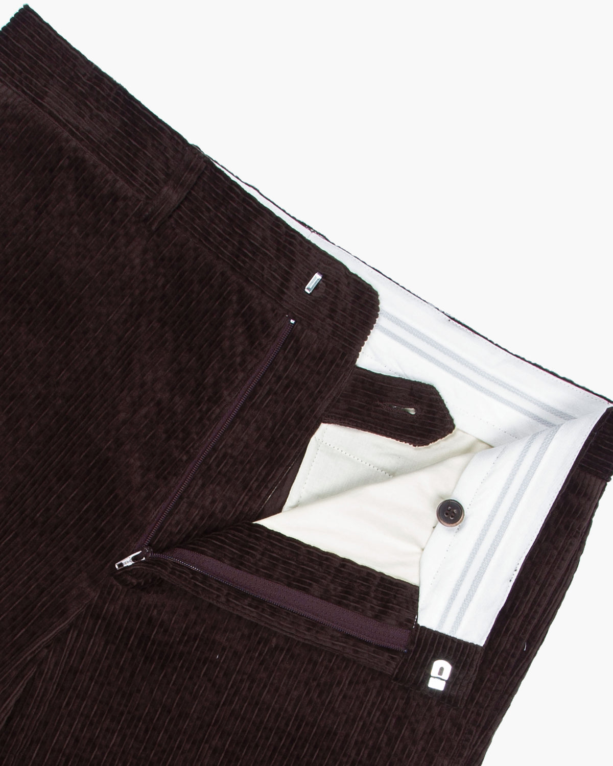 Chocolate Seersucker Corduroy Ivy Trouser