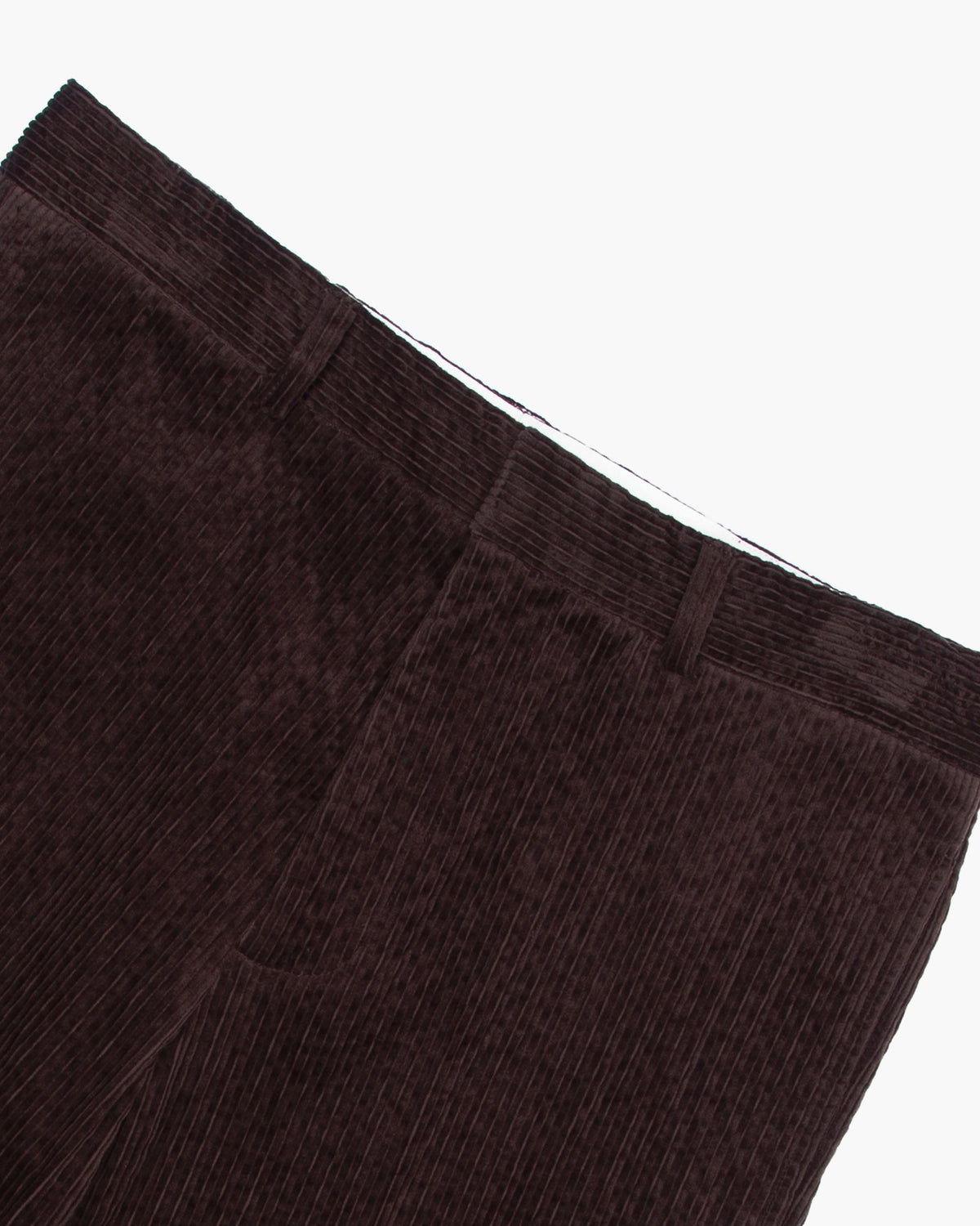 Chocolate Seersucker Corduroy Ivy Trouser
