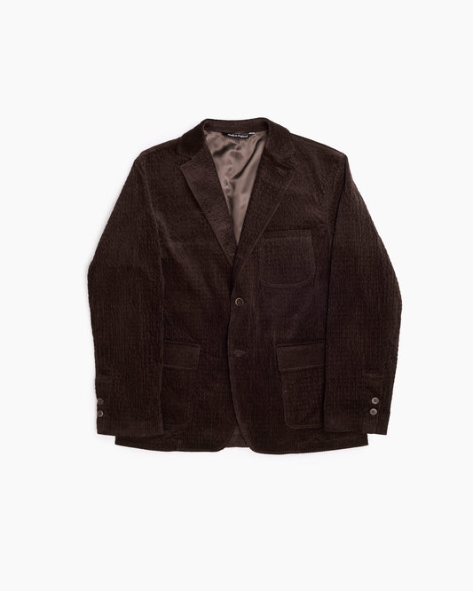 Chocolate Seersucker Corduroy Ivy Jacket