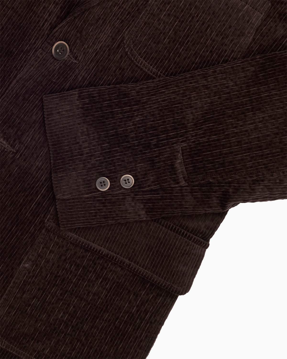Chocolate Seersucker Corduroy Ivy Jacket