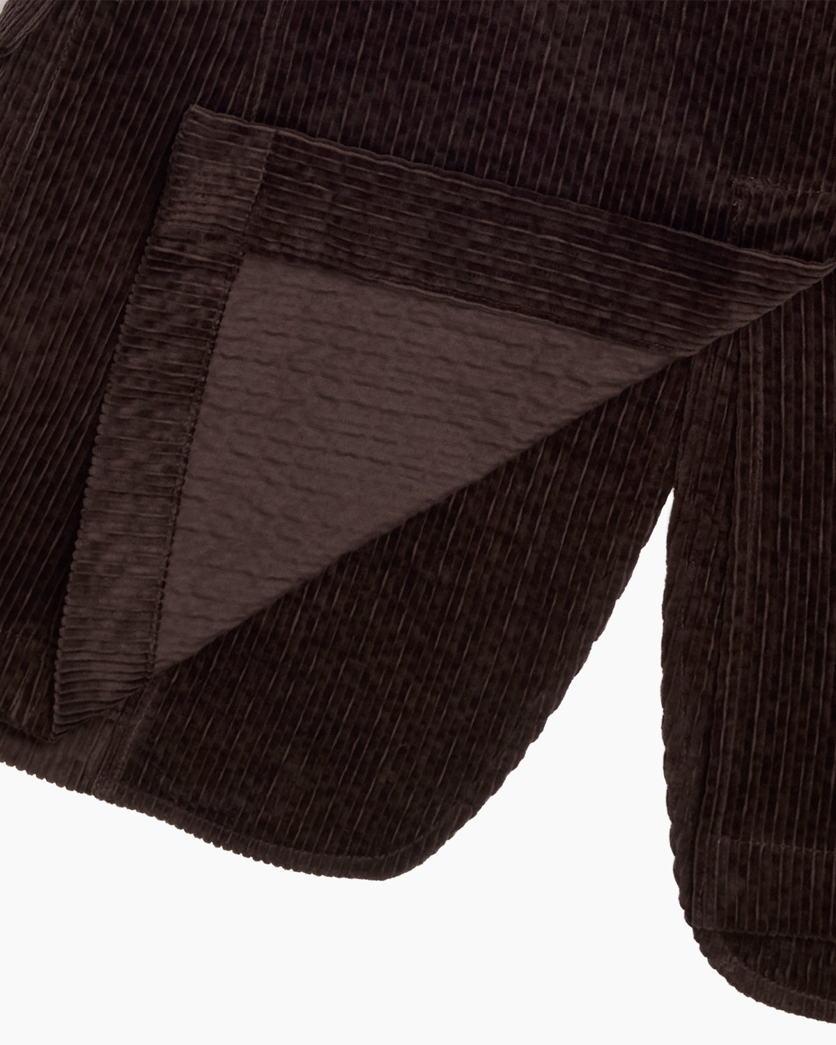 Chocolate Seersucker Corduroy Ivy Jacket