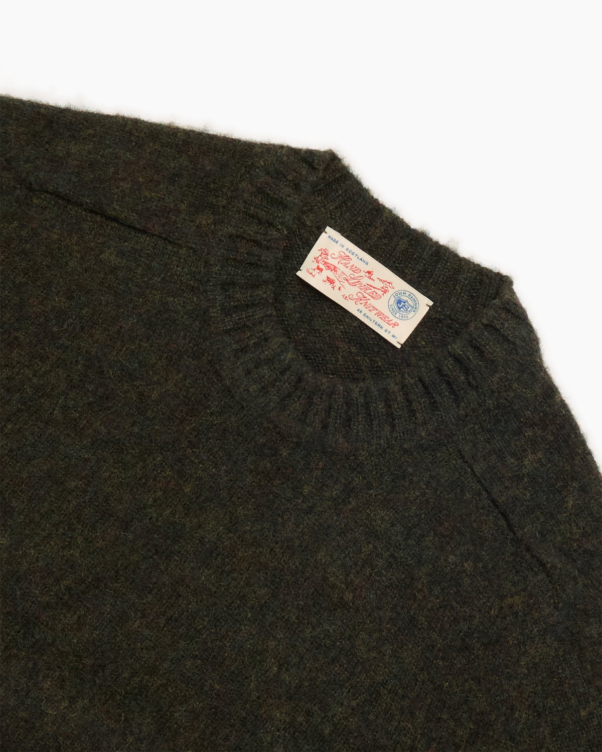 Nori Melange Brushed Shetland Knit Jumper