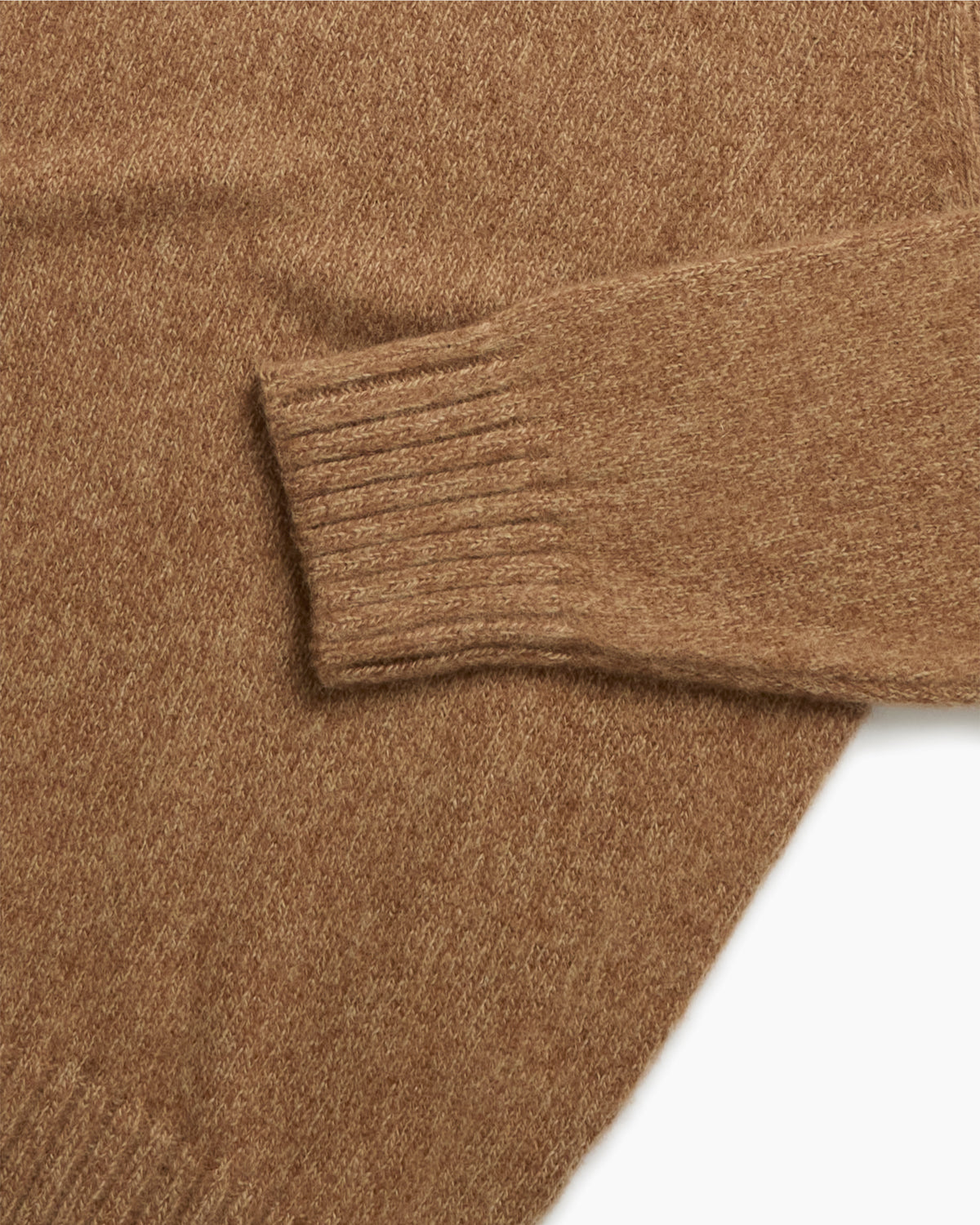 Rust Melange Brushed Shetland Knit Jumper