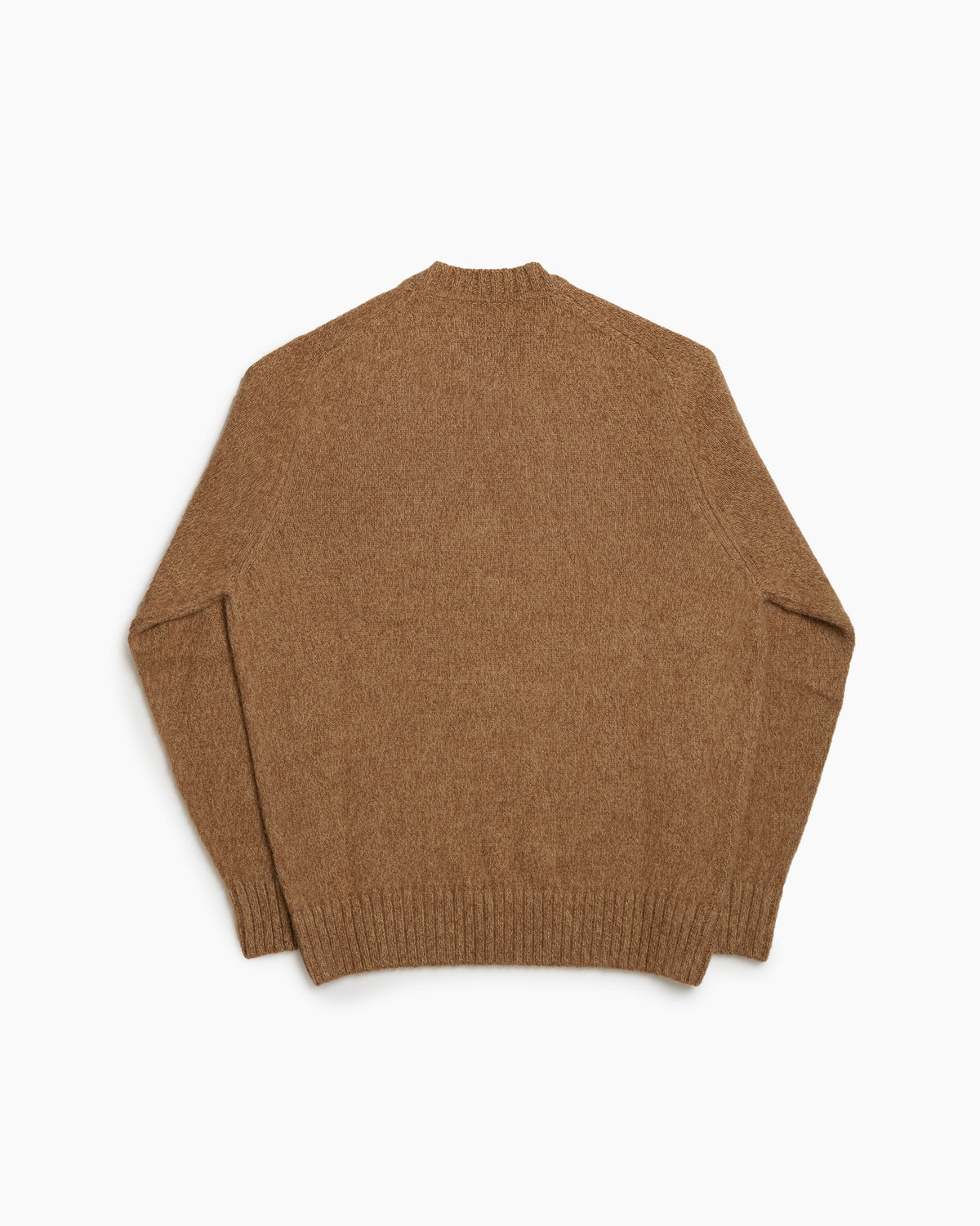 Rust Melange Brushed Shetland Knit Jumper