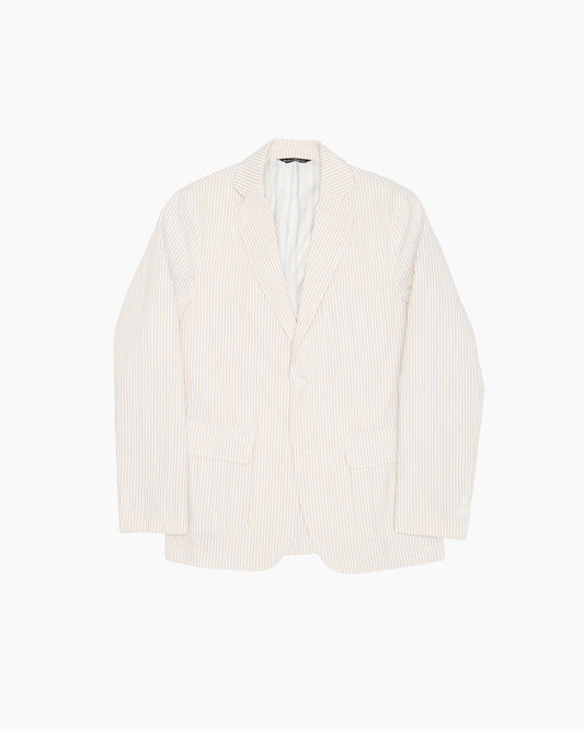 Champagne Stripe Seersucker Ivy Jacket