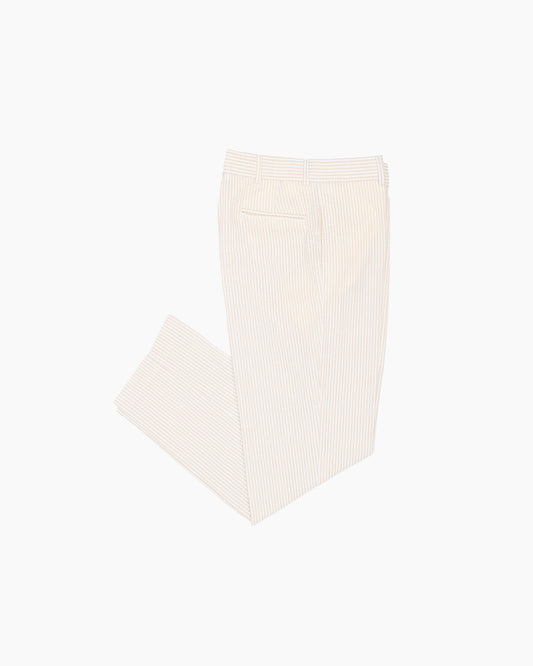 Champagne Stripe Seersucker Ivy Trouser