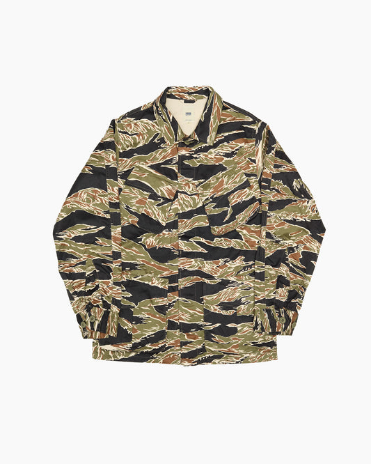F2452 Tiger Camo Jungle Fatigue Jacket