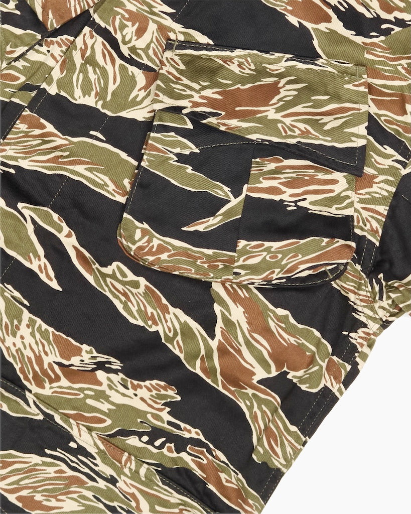 F2452 Tiger Camo Jungle Fatigue Jacket