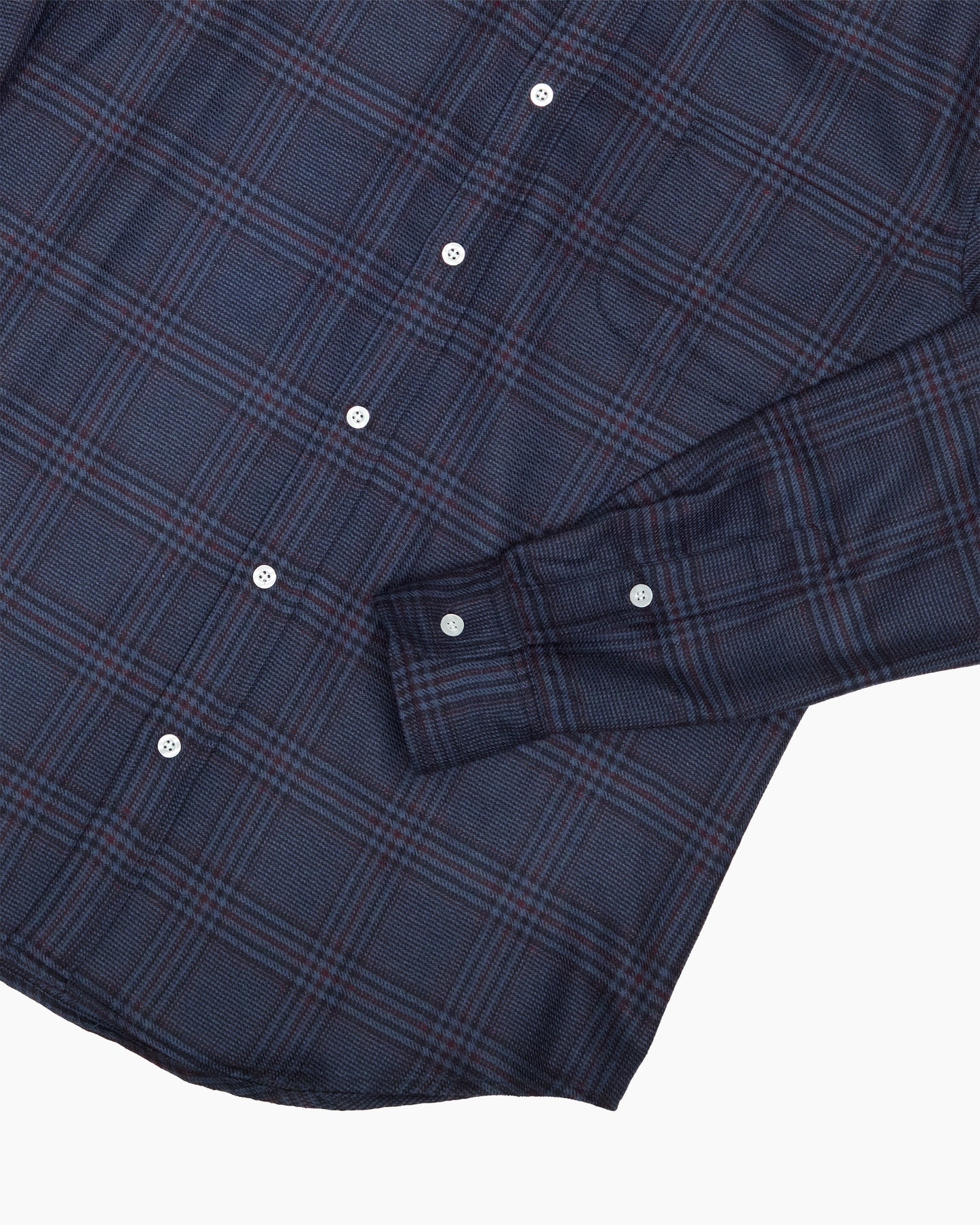 Glen Check Wool Ivy Shirt