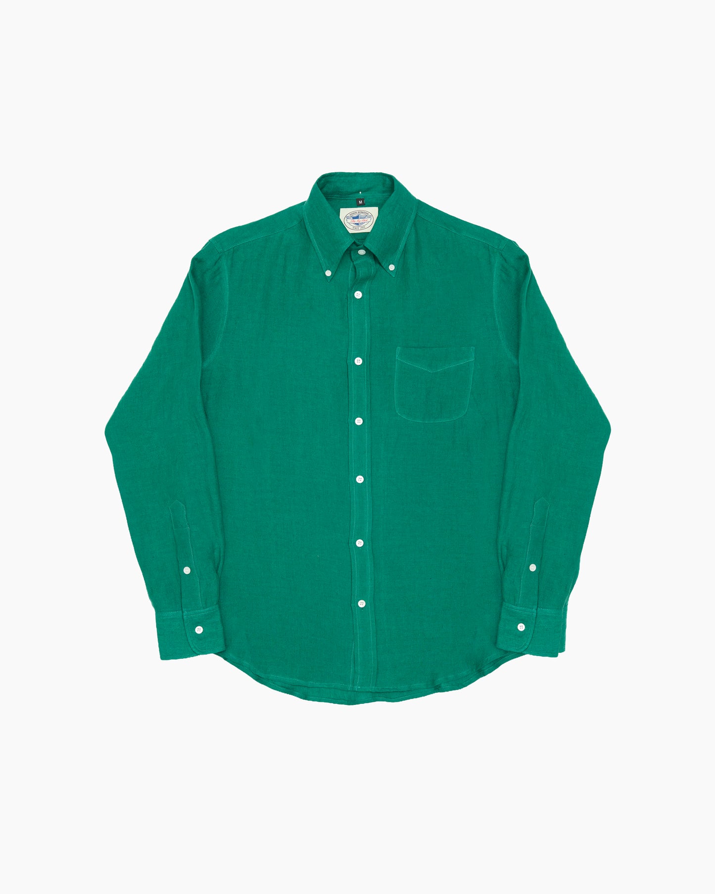Green Japanese Linen Ivy Shirt