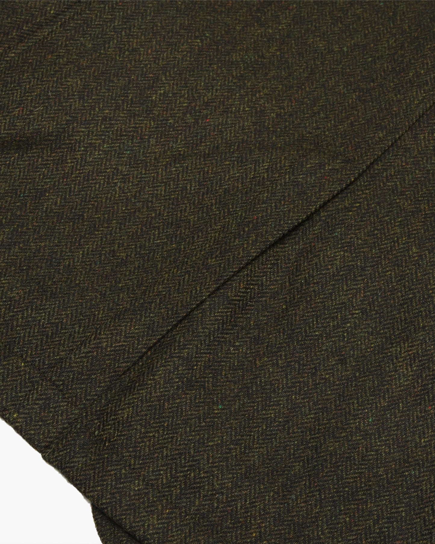 Olive Herringbone Moon Tweed Ivy Jacket