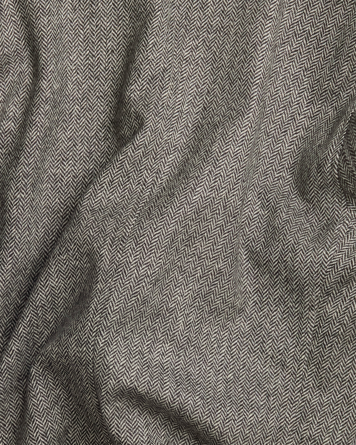 Grey Herringbone Merino Lambswool Ivy Jacket