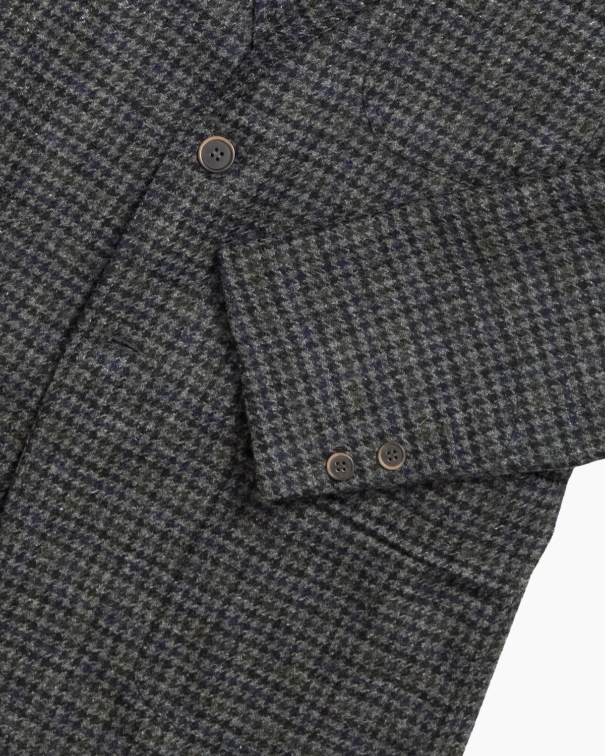 Grey Houndstooth Check Merino Ivy Jacket