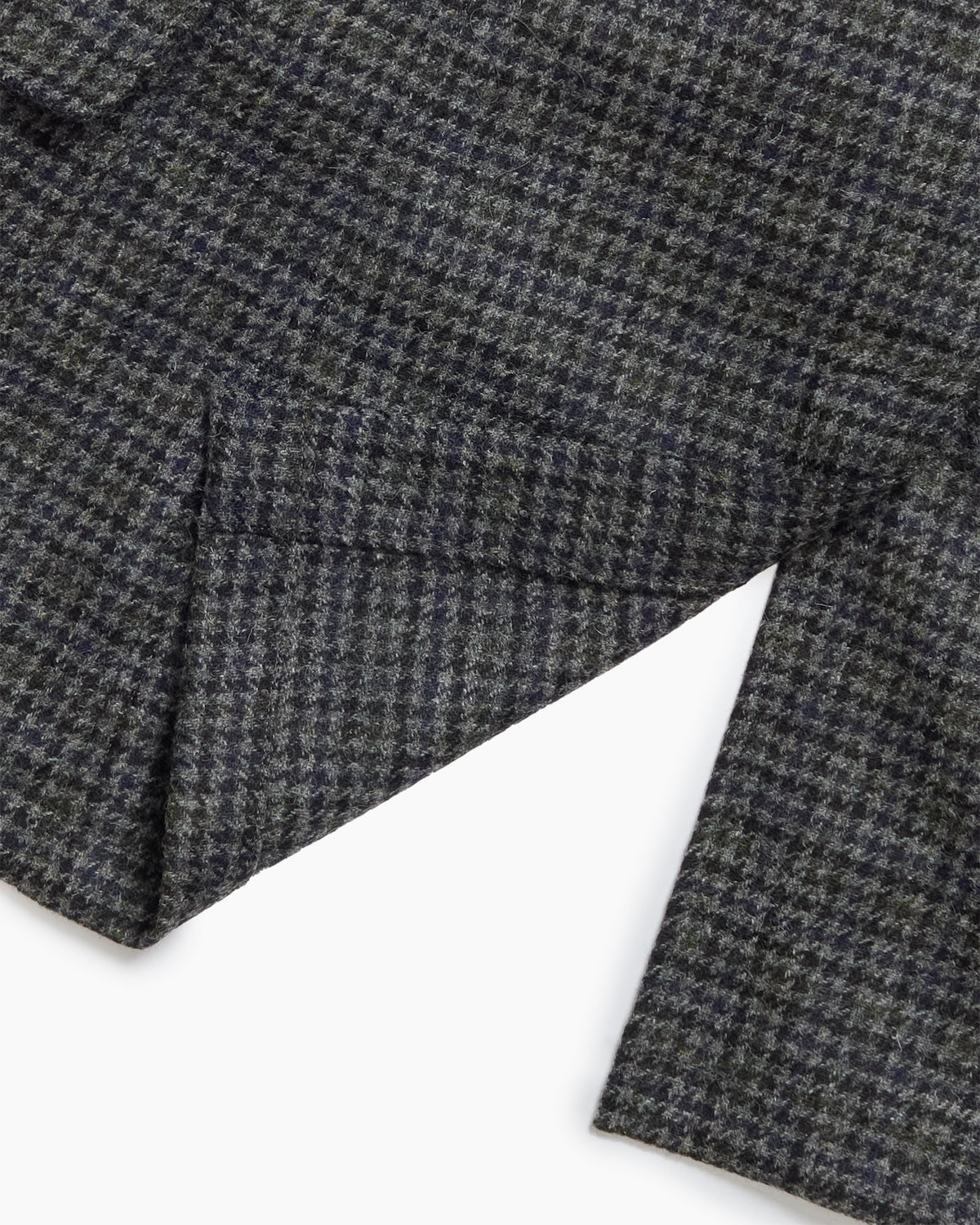 Grey Houndstooth Check Merino Ivy Jacket