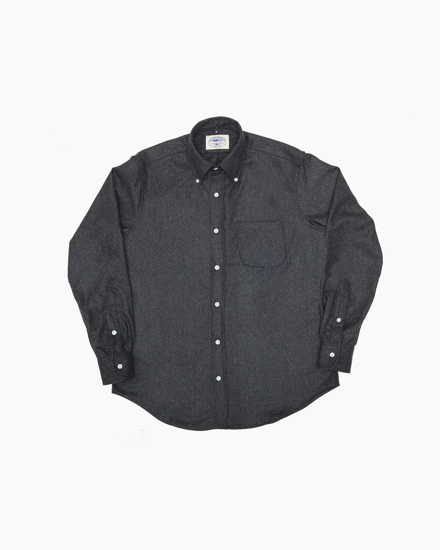 Grey Parquet Wool Ivy Shirt