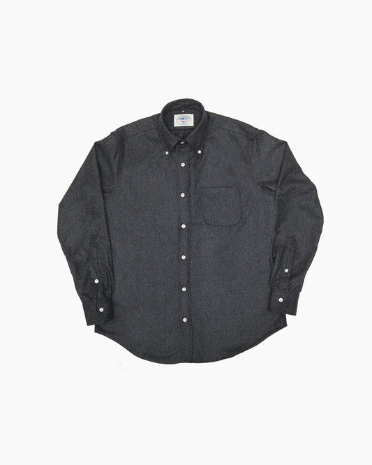 Grey Parquet Wool Ivy Shirt