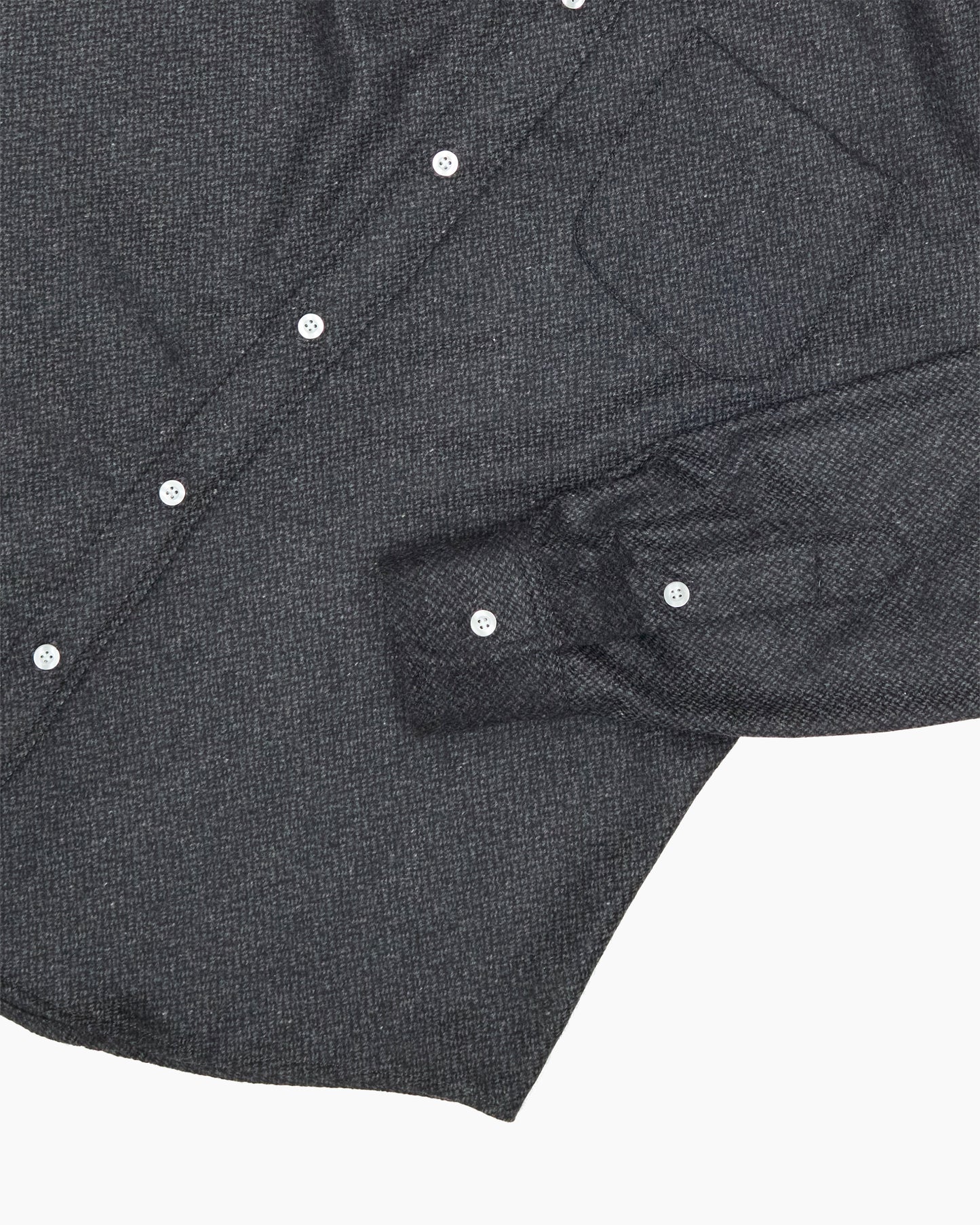 Grey Parquet Wool Ivy Shirt