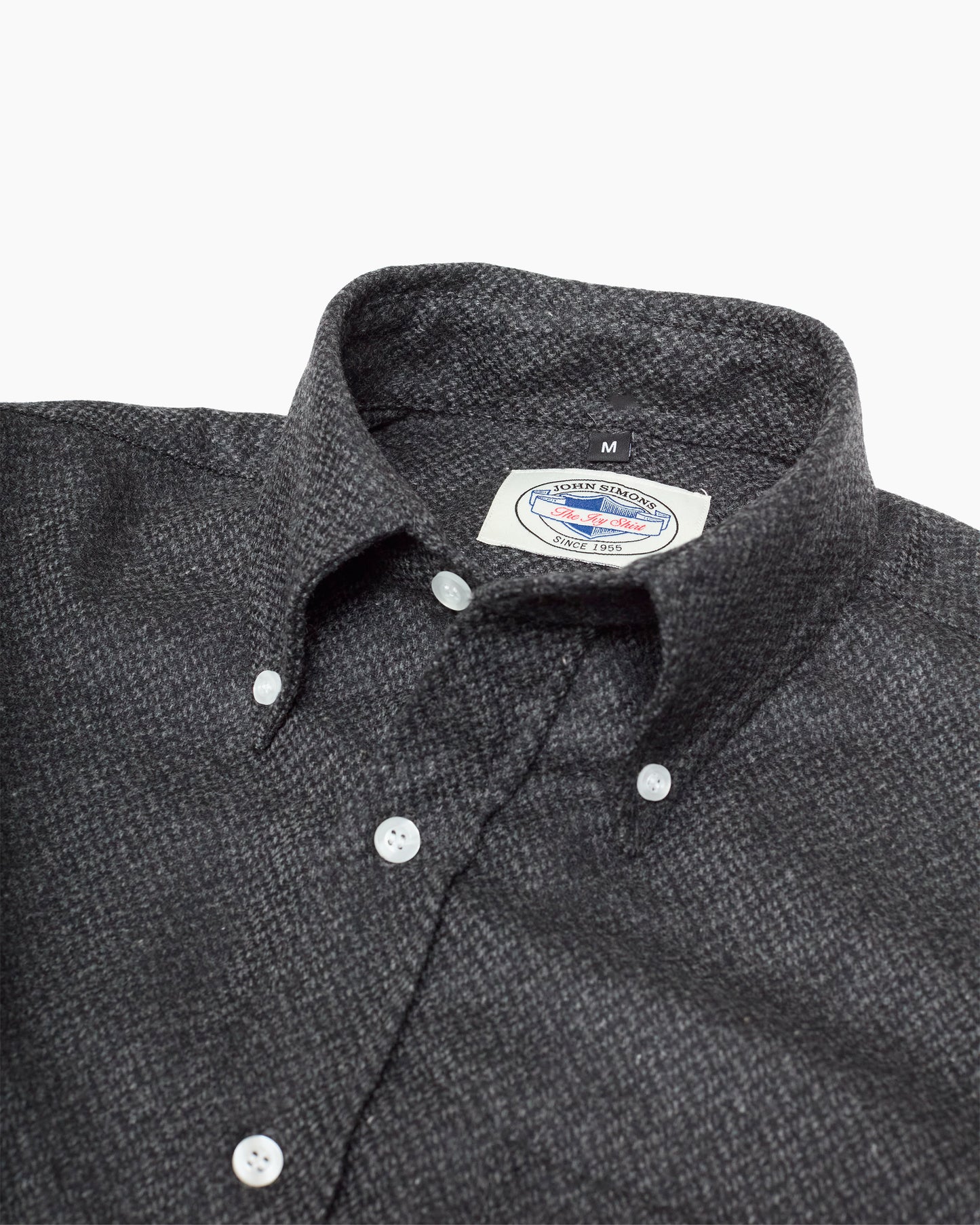Grey Parquet Wool Ivy Shirt