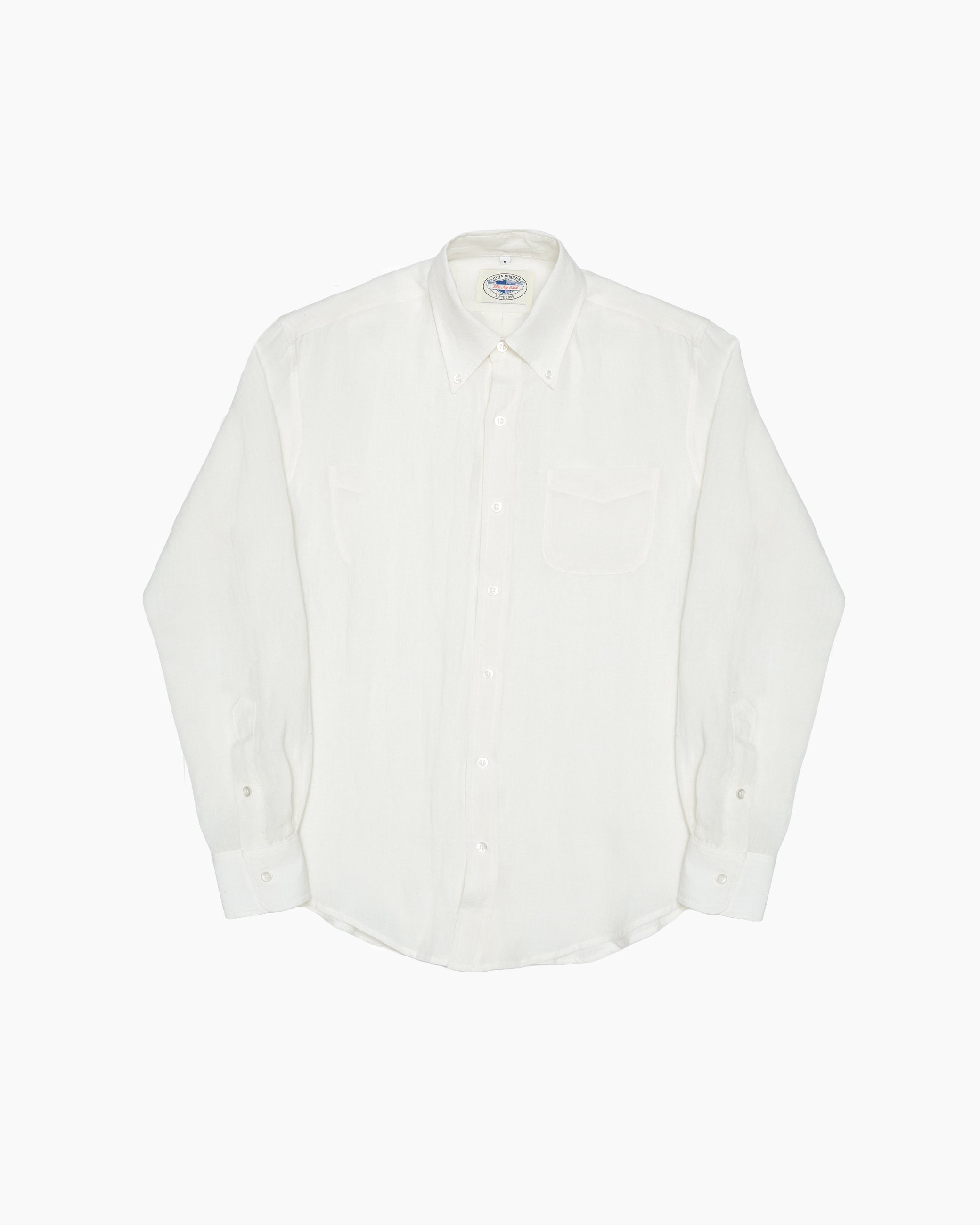Ivory Japanese Linen Ivy Shirt – JOHN SIMONS