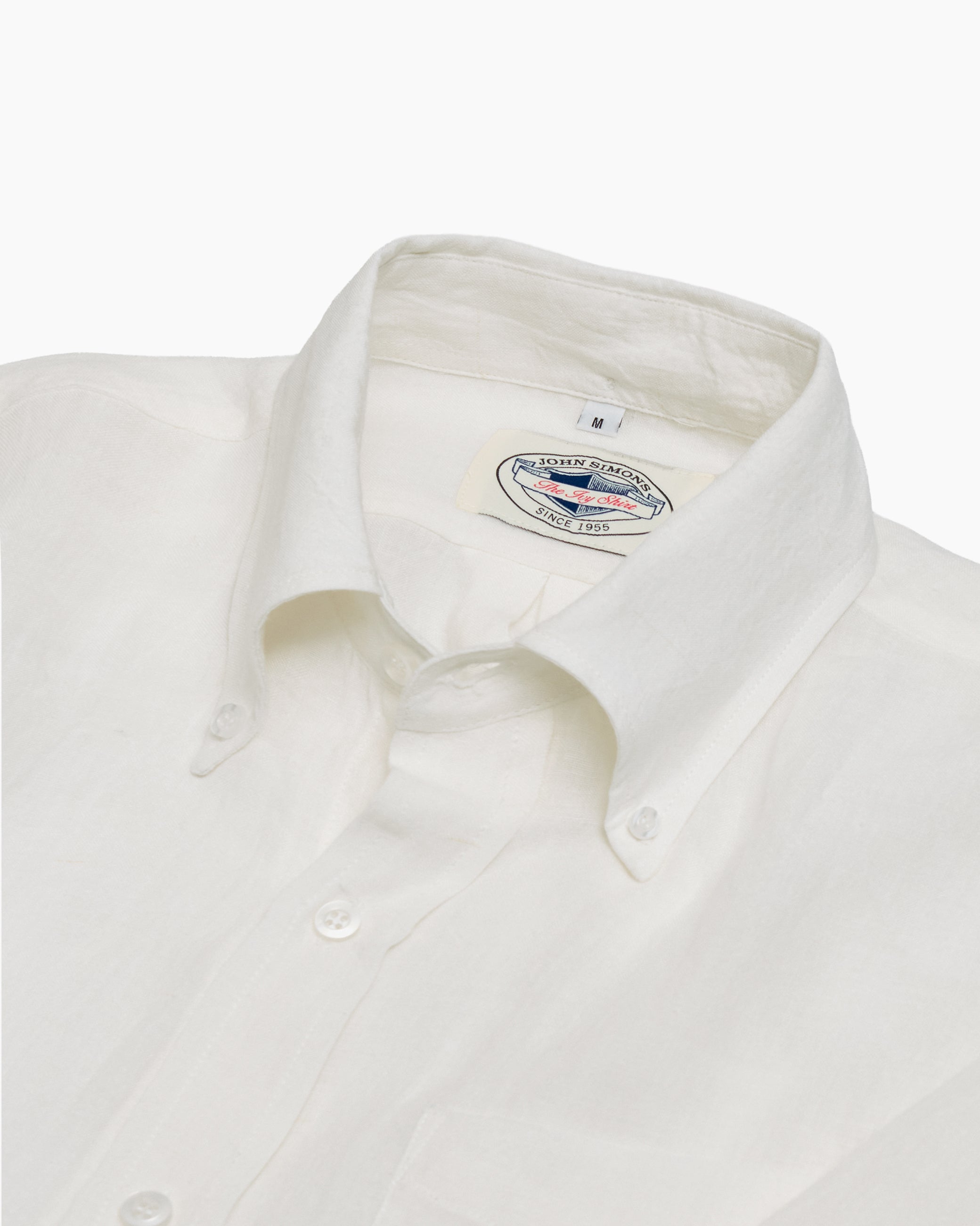 Ivory Japanese Linen Ivy Shirt – JOHN SIMONS