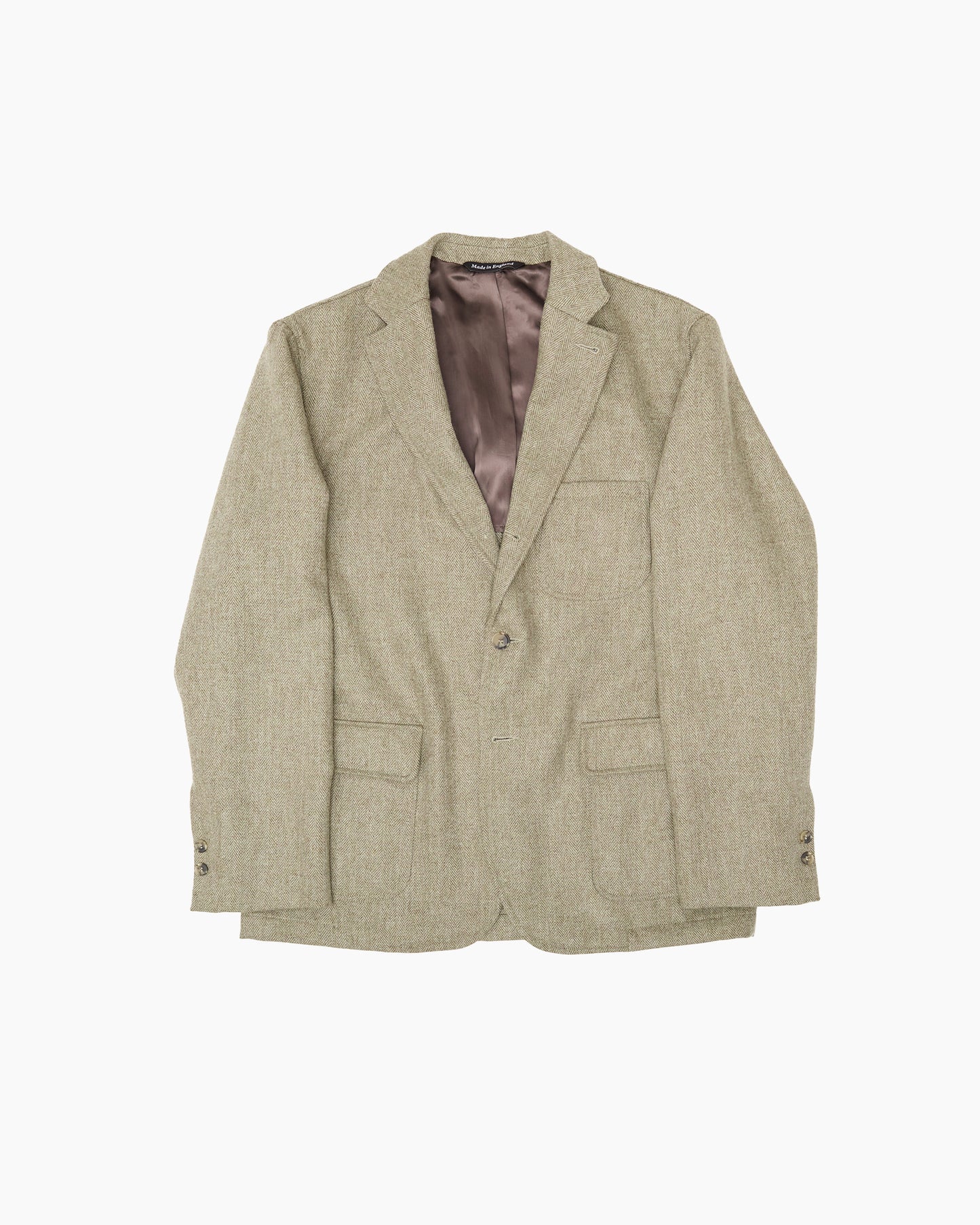 Archive Fine Brown Herringbone W. Bill Tweed Ivy Jacket