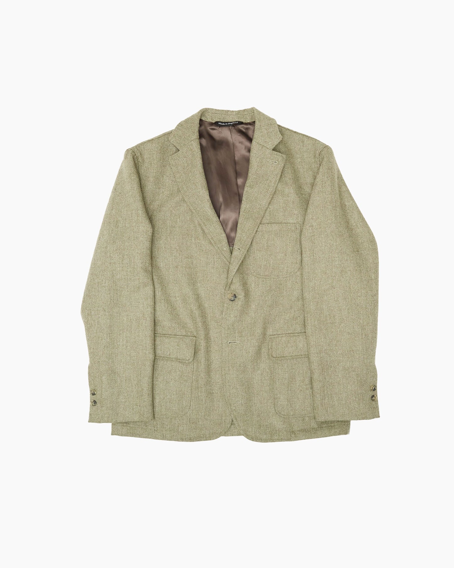 Archive Fine Sage Green Herringbone W. Bill Tweed Ivy Jacket
