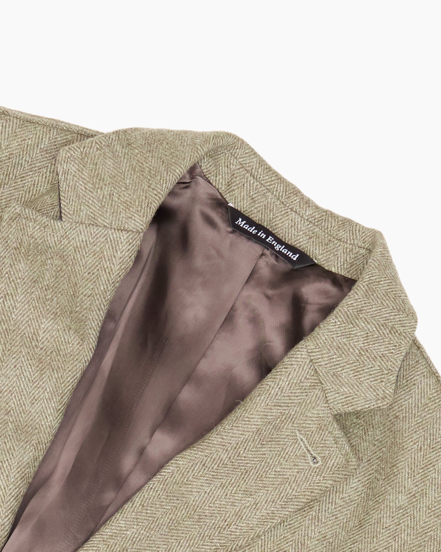 Archive Fine Brown Herringbone W. Bill Tweed Ivy Jacket