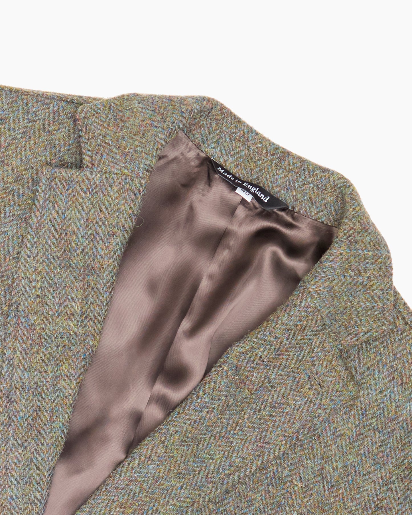Archive Forest Herringbone Tweed Ivy Jacket