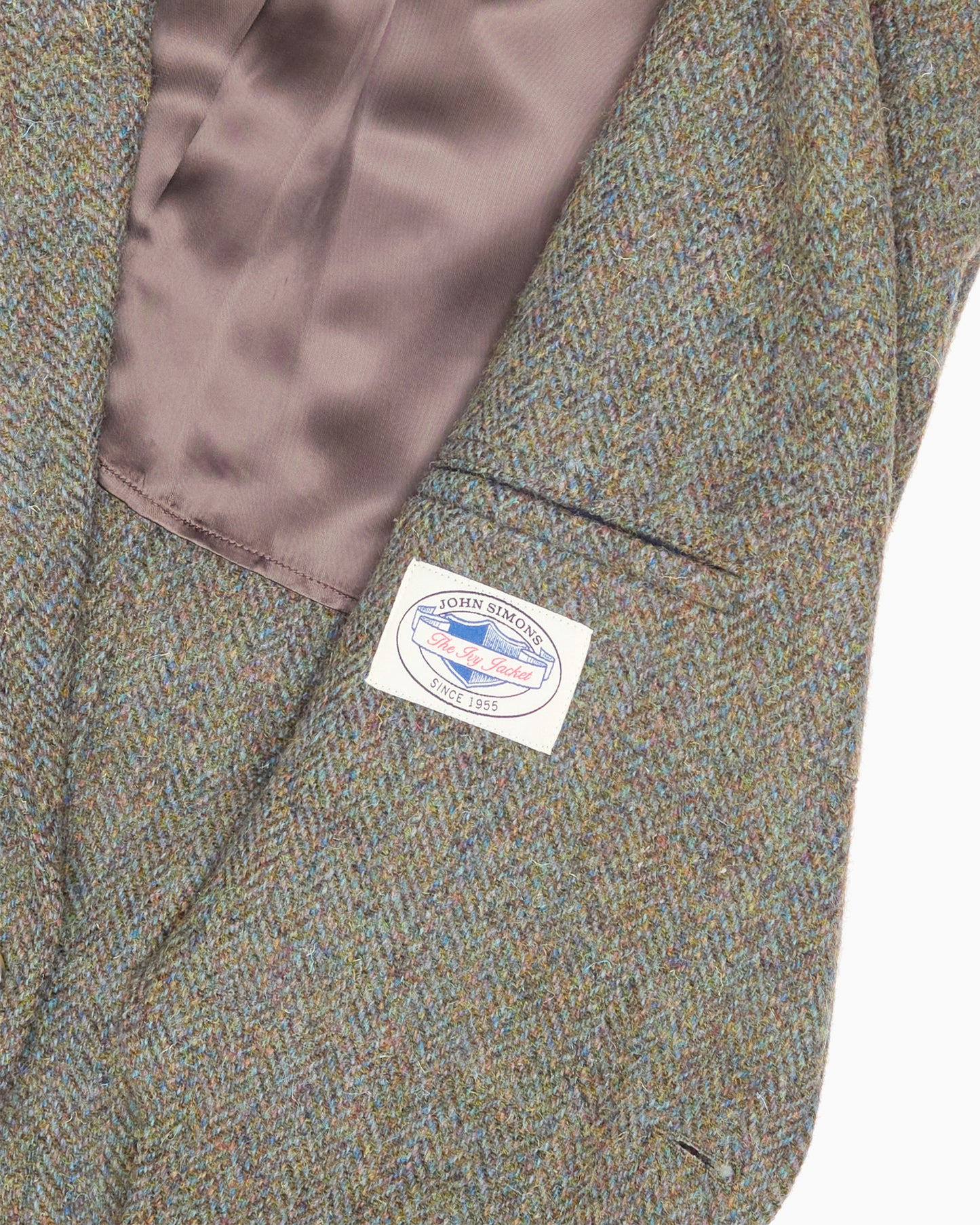 Archive Forest Herringbone Tweed Ivy Jacket