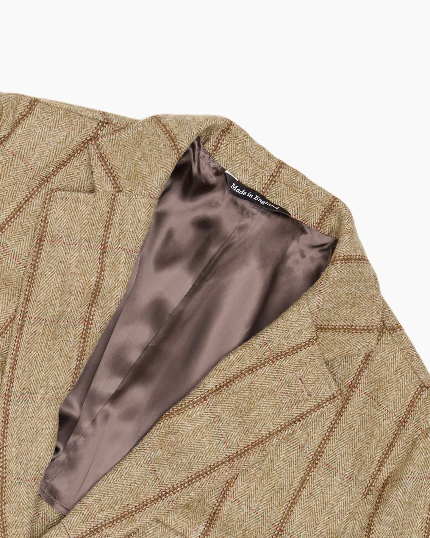 Archive Brown Striped Check W. Bill Tweed Ivy Jacket