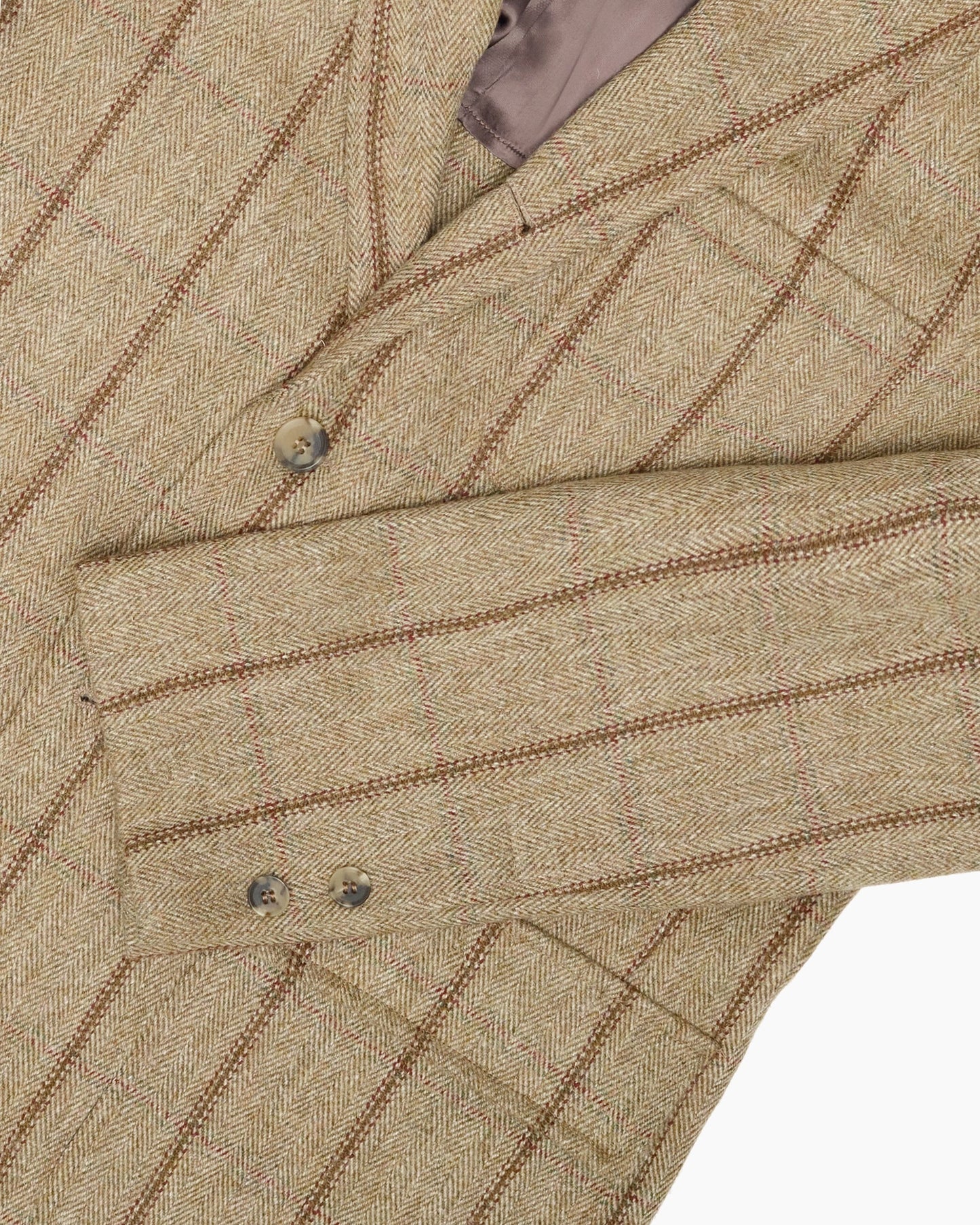 Archive Brown Striped Check W. Bill Tweed Ivy Jacket