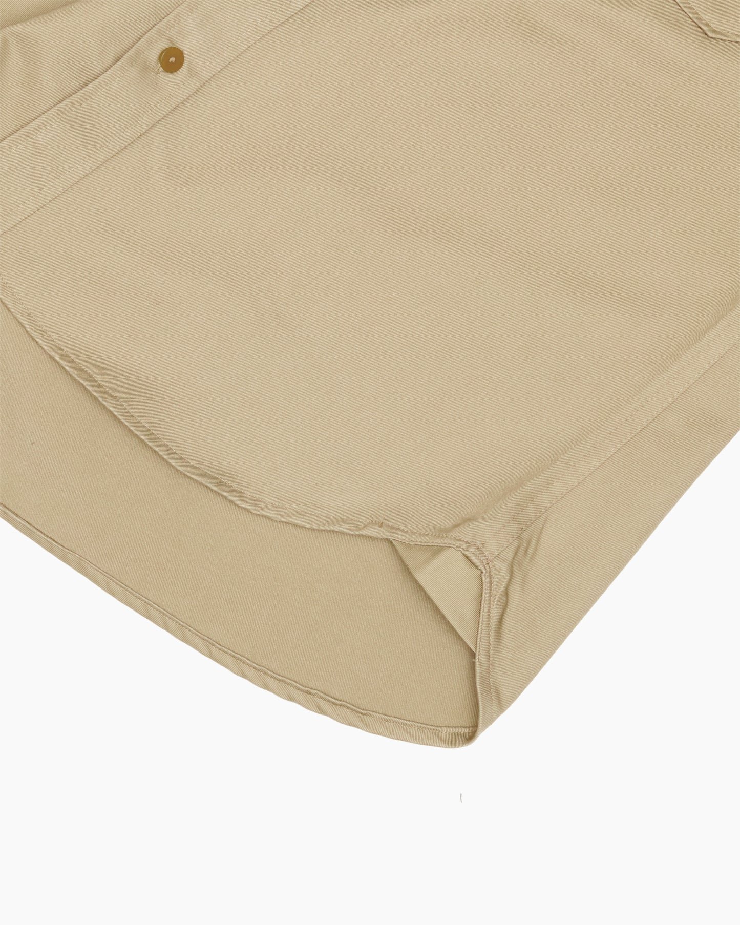 Khaki Heavyweight Cotton Twill Two-Pocket USMC Shirt