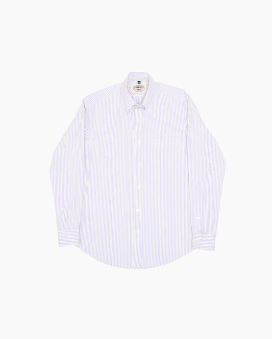 Lilac Stripe Seersucker Ivy Shirt
