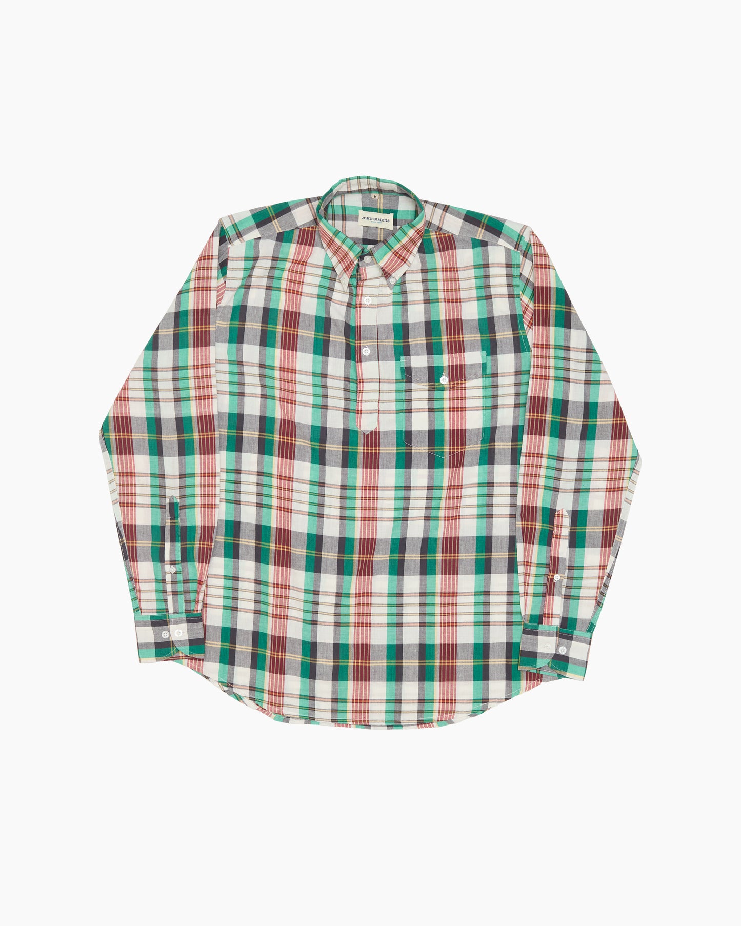 Elvin Popover Madras Shirt