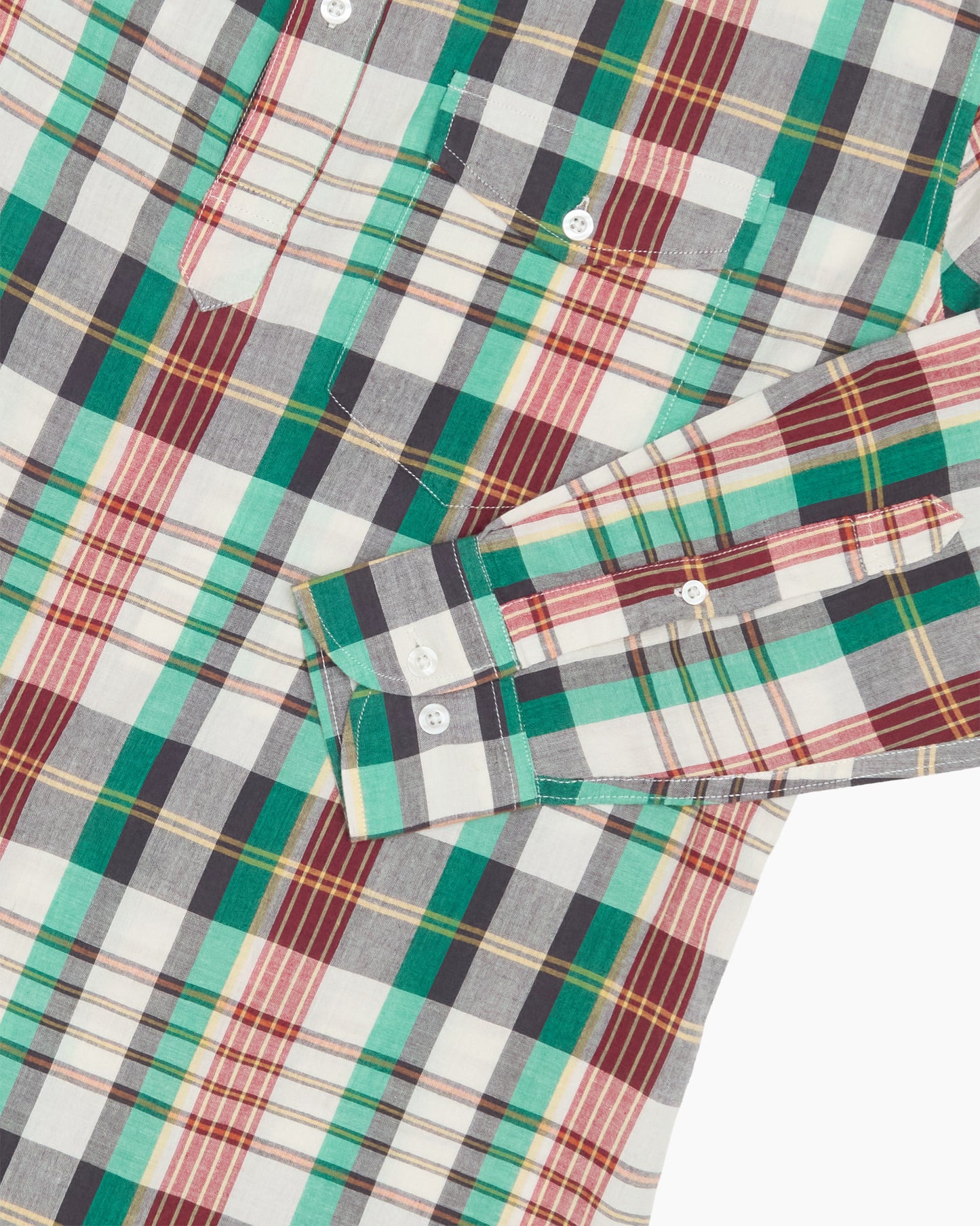 Elvin Popover Madras Shirt
